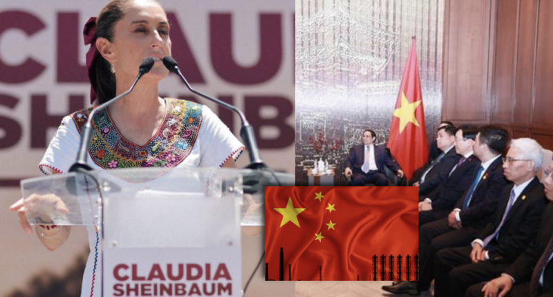 Empresas Chinas quieren que Claudia Sheinbaum sea la próxima presidenta de México 