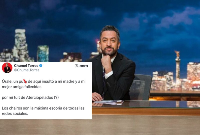 publicaciones/Usuarios en redes le tunden a Chumel por tuit: “Los chairos son la máxima escoria”