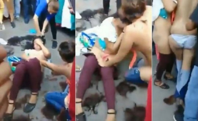 Cortan el pelo y desnudan a madre e hija por robar en Tapachula.