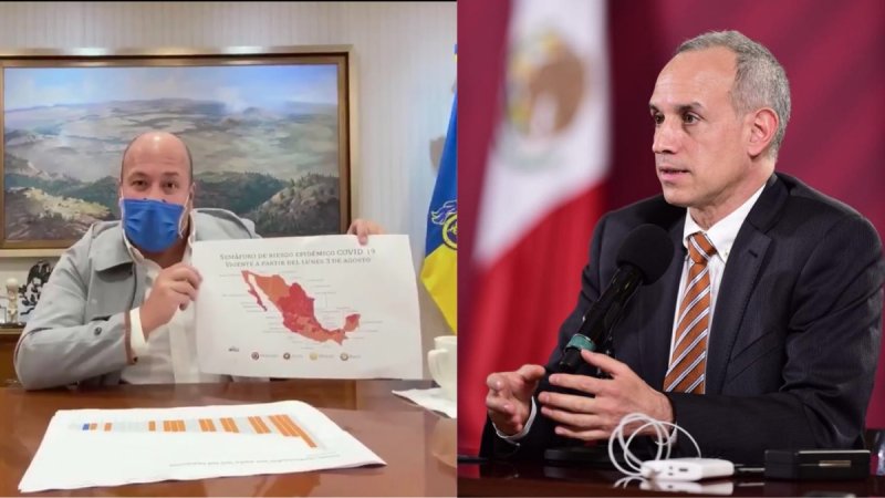 Alfaro asegura que López-Gatell le está mintiendo a todo Méxicoy