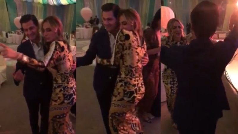 Captan a Peña bailando con otra mujer música de Los Ángeles Azules (VIDEO)