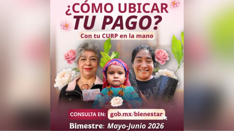  Bienestar llama a consultar fechas de pago de pensiones y apoyos