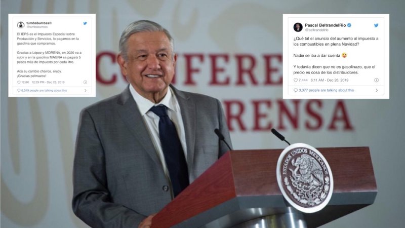 AMLO le calla la boca a los derechairos, el 2020 inicia sin gasolinazos ni aumento de impuestos 