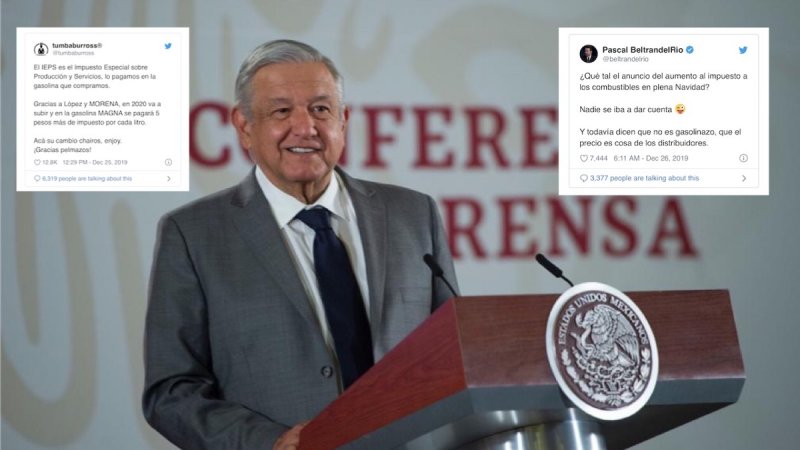 AMLO le calla la boca a los derechairos, el 2020 inicia sin gasolinazos ni aumento de impuestos 