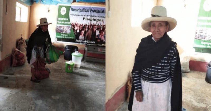 Abuelita dona su cosecha a desempleados por Covid-19; “disculpen que no traiga más”, les dijo