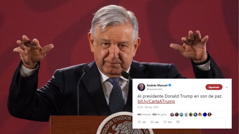 Esta es la carta íntegra que AMLO envió a Trump y donde le dice que no le tiene miedo.