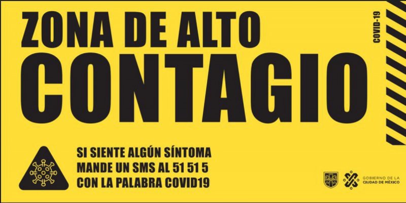 Sheinbaum señalizará Zonas de Alto Contagio en la CDMX para evitar contagios