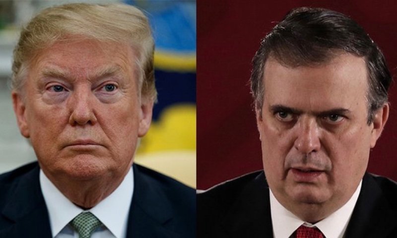 Trump le tunde con todo a Ebrard y hace de su viaje a Washington en un acto inútil. 