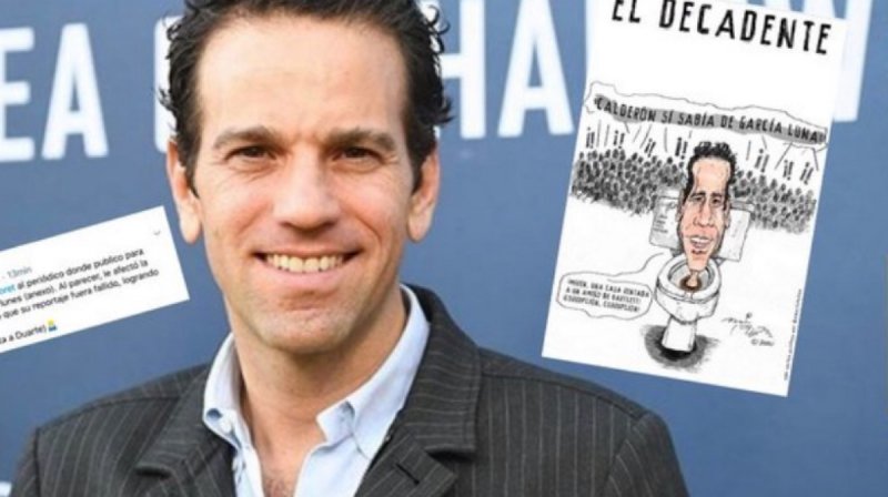 “Llamó Loret al periódico donde publicó para pedir que QUITARAN mi cartón”, caricaturista