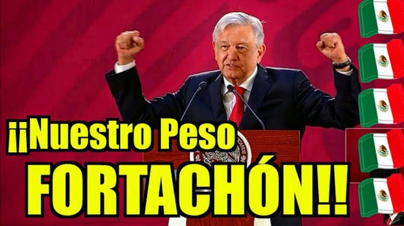 En 2019 el peso mexicano se convirtió en la moneda más fuerte del mundo frente al dólar. y