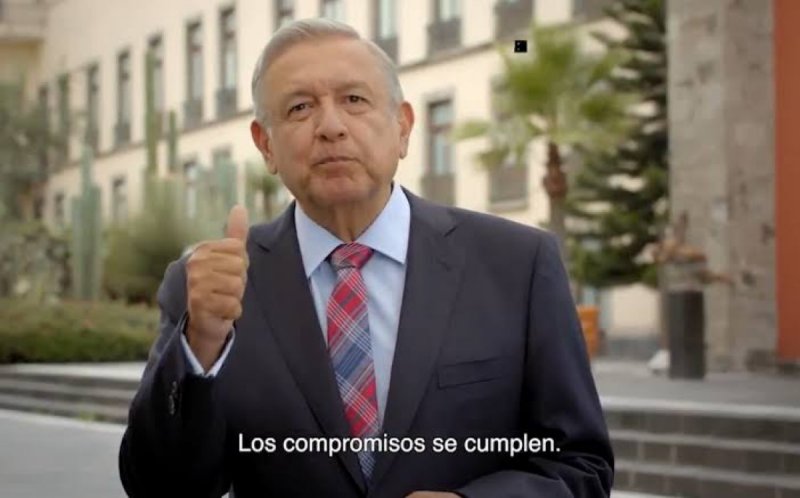 AMLO arranca campaña de su Primer Informe de Gobierno; “Los compromisos se cumplen”, dice. 