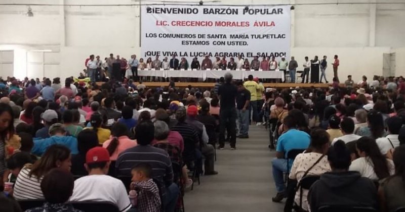 Priísta promete predios a quienes le ayuden a invadir los terrenos del NAICM en Texcoco.