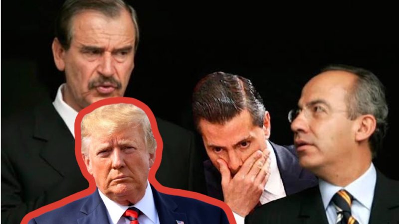Si Trump quiere acabar con el narco mexicano, que encarcele a Fox, Calderón y EPN. 