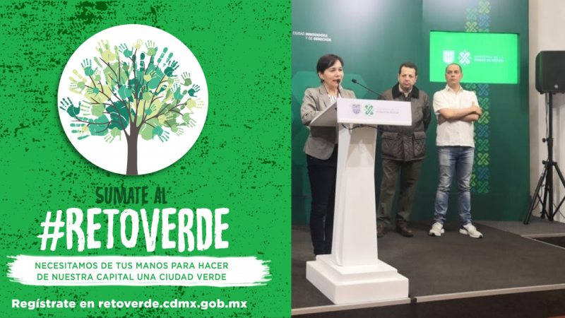 La Ciudad de México comienza hoy su #RetoVerde, sembrará 10 millones de árboles. 