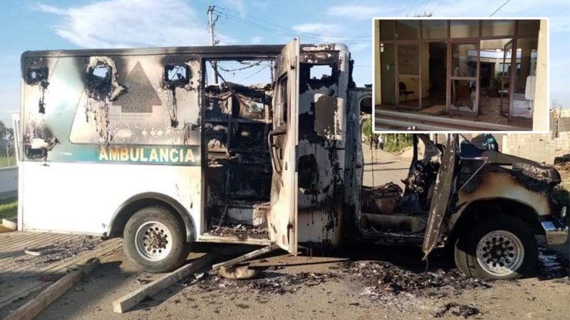 Destruyen hospital y queman ambulancia en Chiapas por FALSOS rumores sobre coronavirus