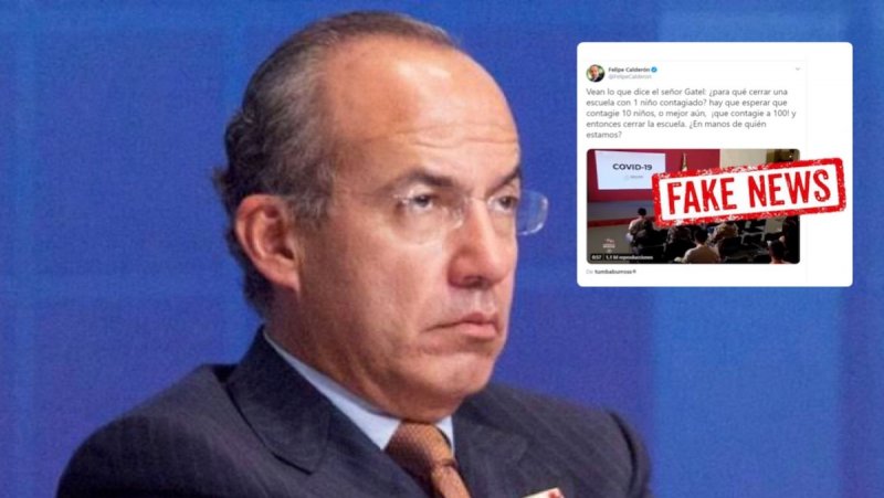 Miles firman petición en para enjuiciar a Calderón por compartir noticias falsas