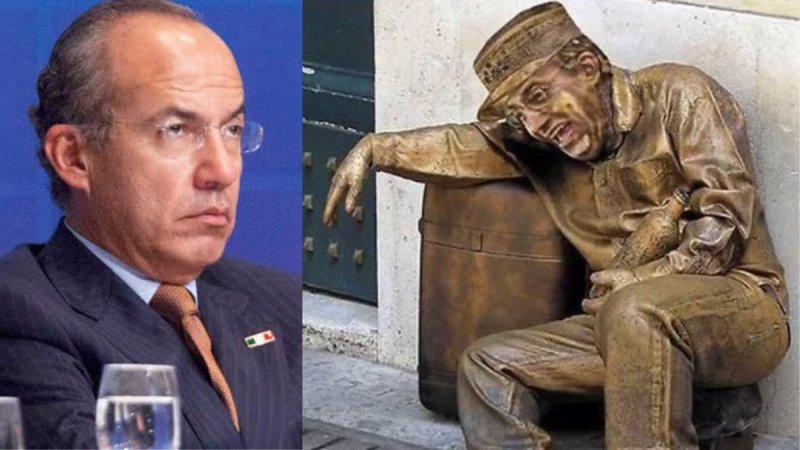 Noroña propone monumento a Felipe Calderón. 