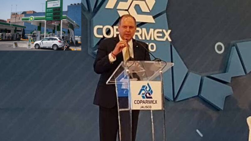 Tiembla la COPARMEX ante anuncio de AMLO de ir por gasolineras que venden gasolina cara.