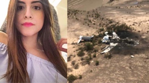 Jade Paola, la socialité que viajaba en el avión que se desplomó en Coahuila. 