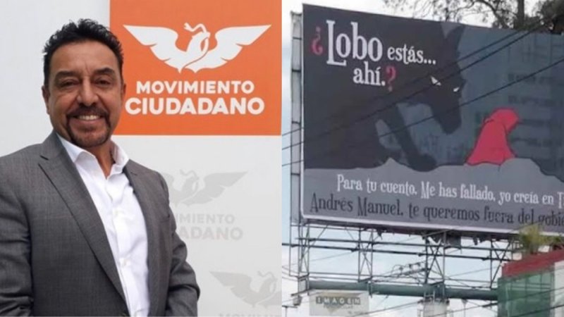 Vinculan a empresario cercano a MC con espectaculares de GUERRA SUCIA contra AMLO