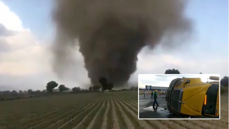 Captan la fuerza de impresionante tornado en Apodaca, NL (VIDEOS)
