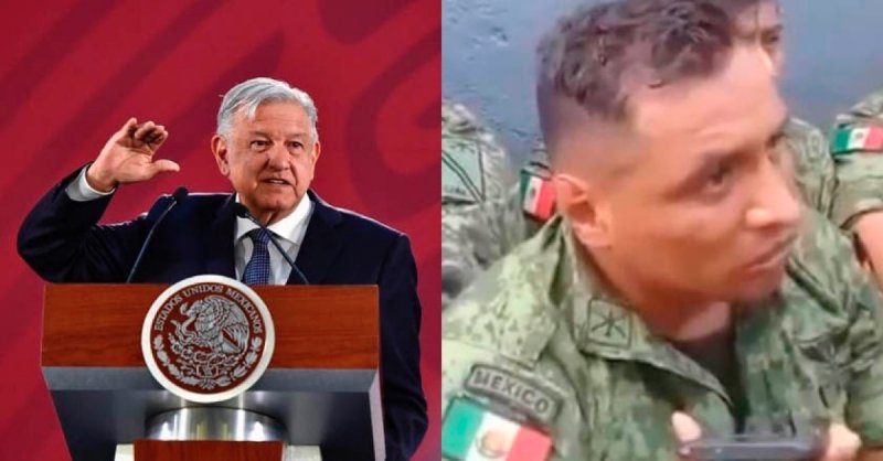 AMLO condena trato a militares y reconoce su templanza de no haber ocasionado una desgracia. 