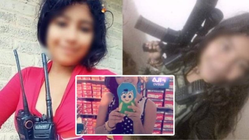 “La Chimo”, la niña sicaria de Taxco que presume en redes sus armas y operativos