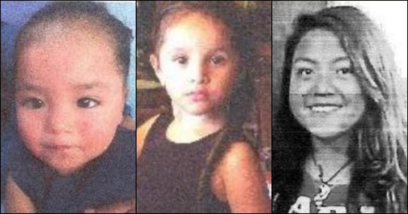 #AlertaAmber: Desaparecen Alicia de 1 año, Renata de 4 y Jennifer de 14; familiares piden ayuda.