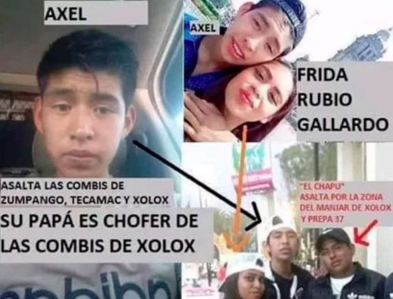Identifican a jóvenes ladrones del EDOMEX por video de robo