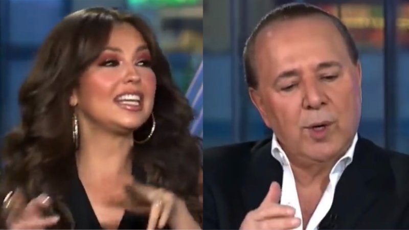 Tommy Mottola EXHIBE a Thalía en programa en vivo por su PÉSIMO INGLÉS