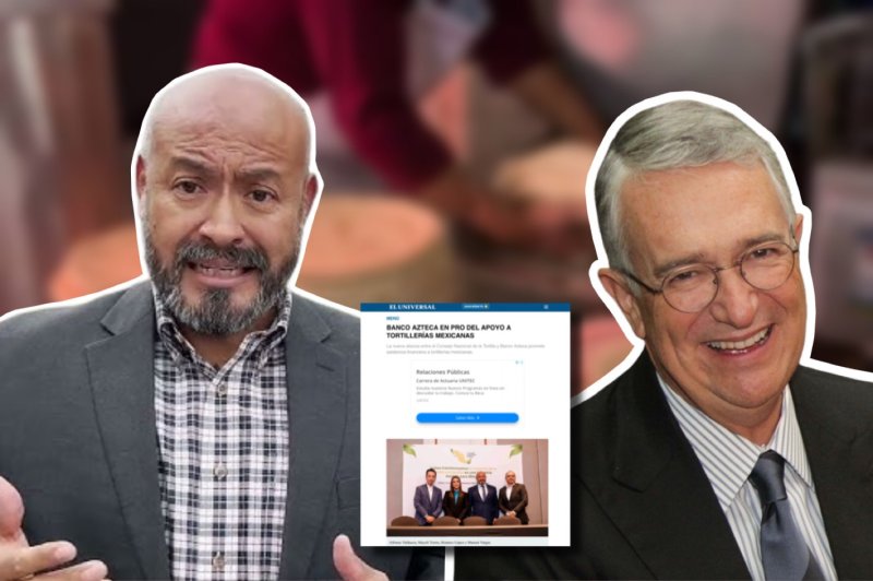 Señalan vínculo entre líder tortillero y Banco Azteca de Salinas Pliego tras advertencia de alza 