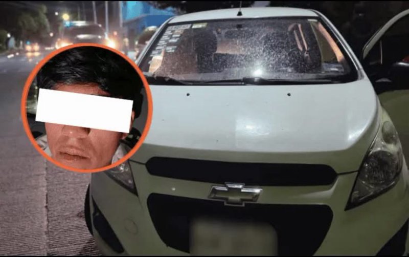 Roba automóvil a punta de cuchill0 en Guadalajara, pero se le apaga metros más adelante