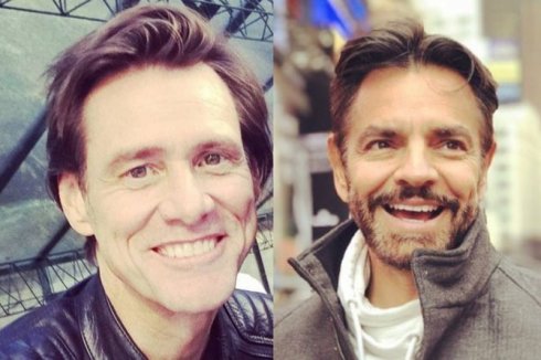 Eugenio Derbez se toma foto con Jim Carrey y crea controversia sobre si trabajaran juntos