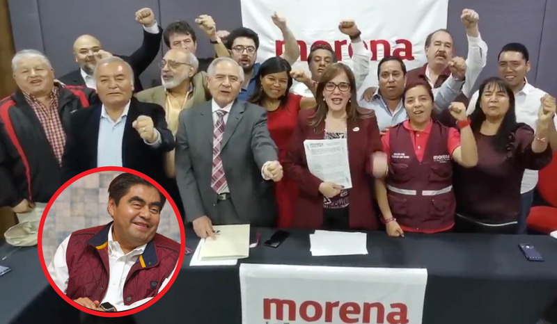 Ratifica CEN a Miguel Barbosa como candidato de MORENA en Puebla.