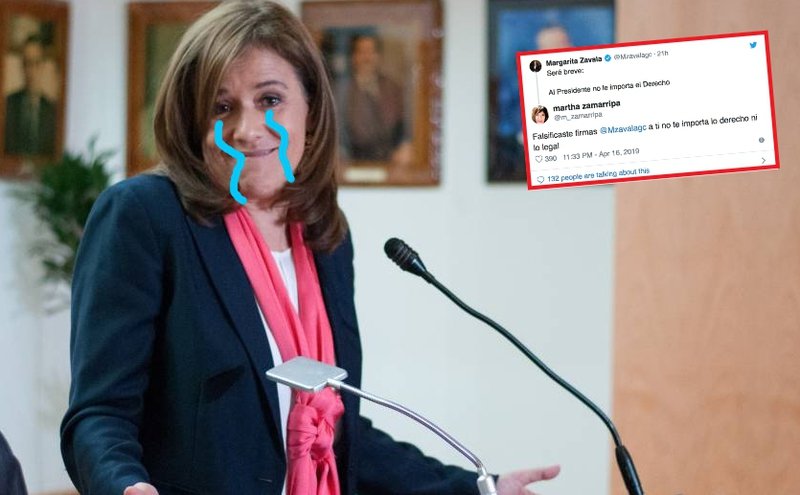 Margarita critica memorandum de AMLO para derogar Reforma Educativa; usuarios le dicen corrupta.