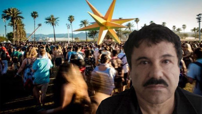 Circula foto de “El Chapo” y asistentes al festival de Coachella se toman fotos con él