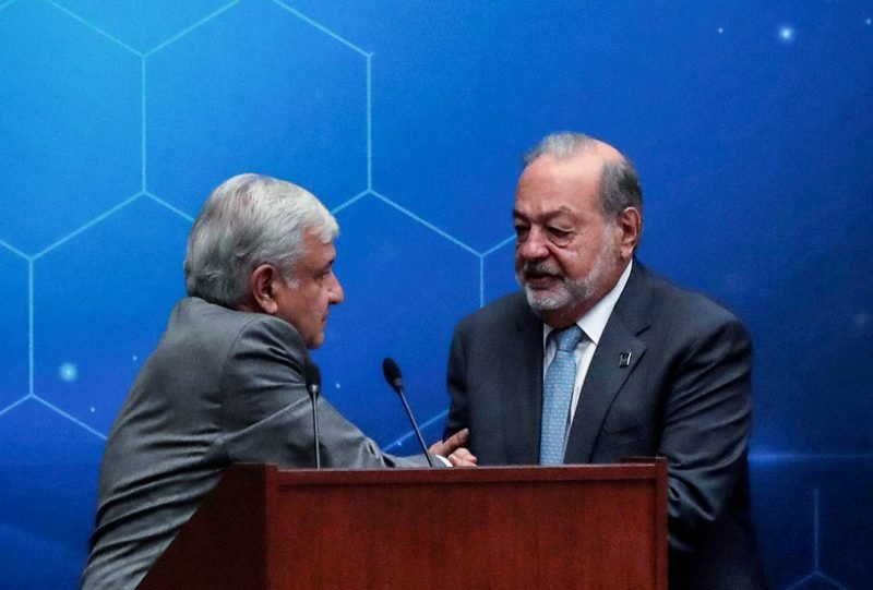 Slim pidió a AMLO que salvara el NAICM; él se negó y rompieron: Bloomberg