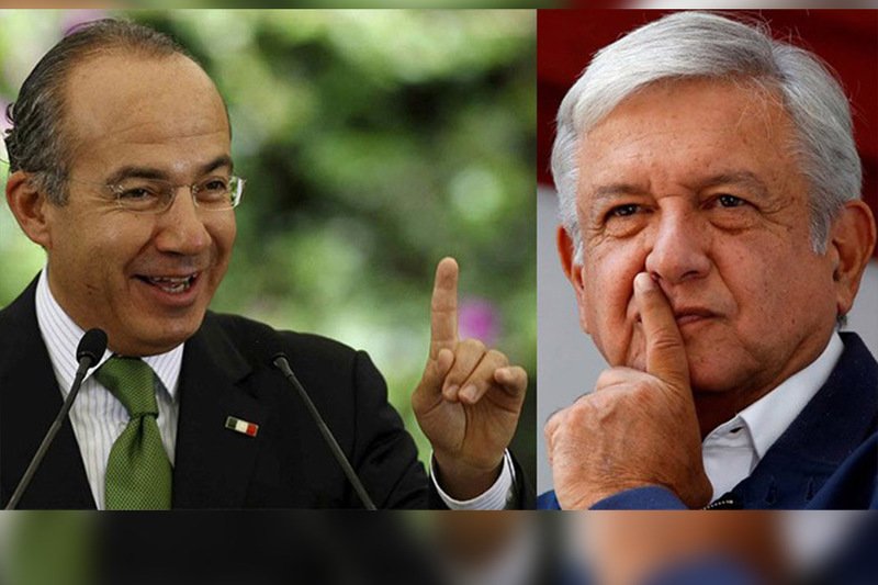 Calderón se burla de AMLO y su proyecto de Santa Lucía.