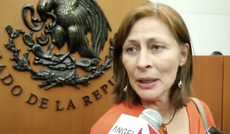 #VIDEO: le tunden a Tatiana Clouthier por ser grosera con reportero.