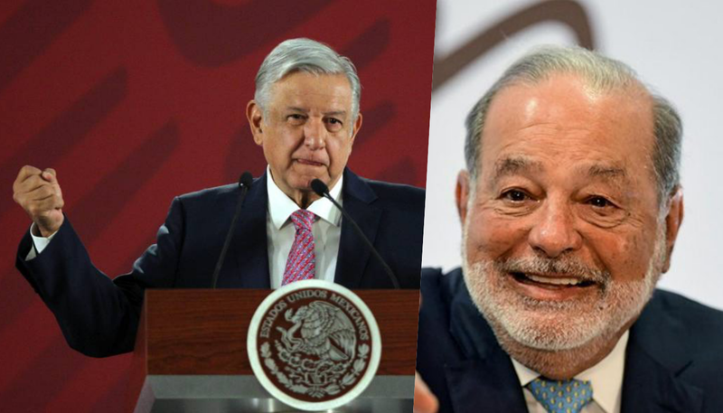 Carlos Slim reta a AMLO; 