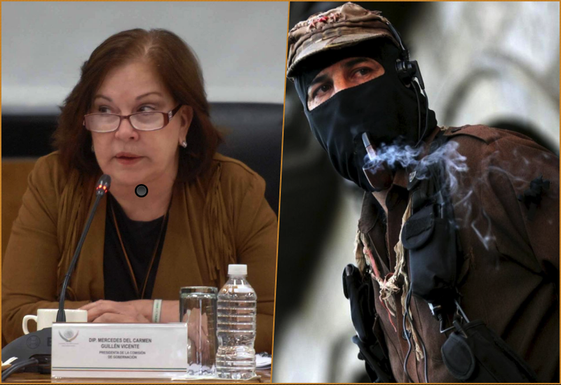 Hermana del Subcomandante Marcos rinde protesta como senadora del PRI