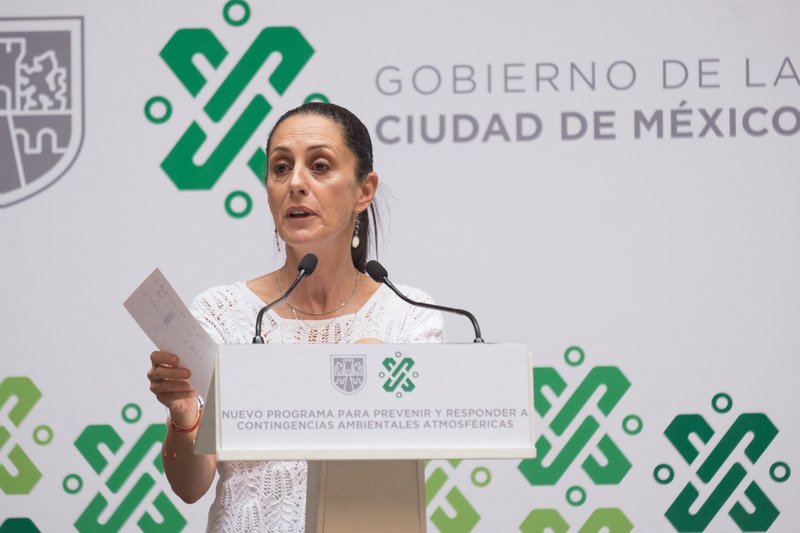 Claudia Sheinbaum lanza nuevo programa para prevenir contingencias ambientales en la CDMX