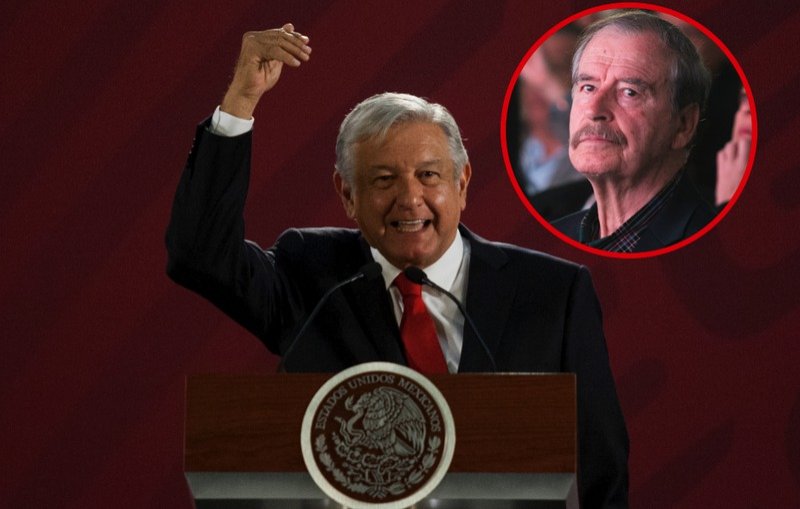 Fox acusa a AMLO de hipócrita y de haber destruído al IMSS