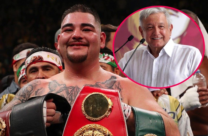 Andy Ruiz no irá a la Casa Blanca con Trump, vendrá a Palacio Nacional con AMLOy