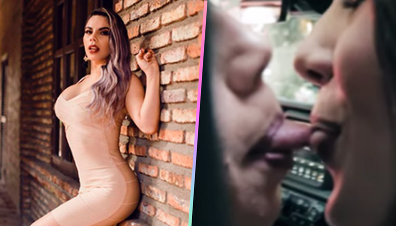 Lizbeth Rodriguez de Badabum le da unos besos de lengüita a otra chica por 500 