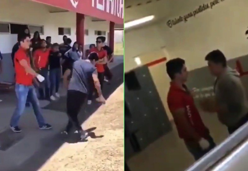 Graban a alumno de la UVM haciendo bullying a sus compañeros dentro del plantel