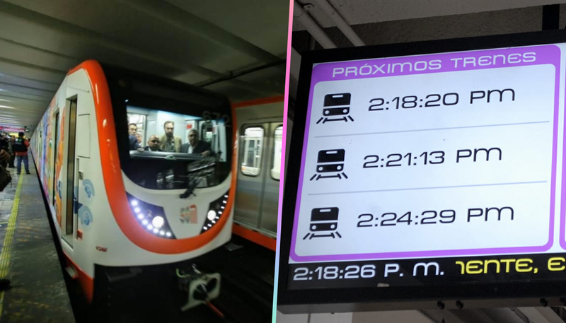 #Histórico: L1 del Metro mostrará la llegada de trenes en tiempo real. 