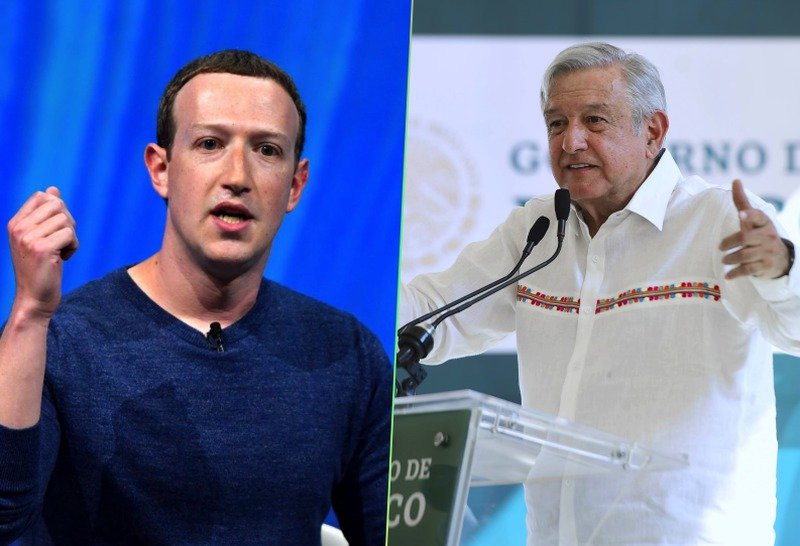 AMLO y Mark Zuckerberg llevarán internet a cada rincón de México. #AdiosSLIM