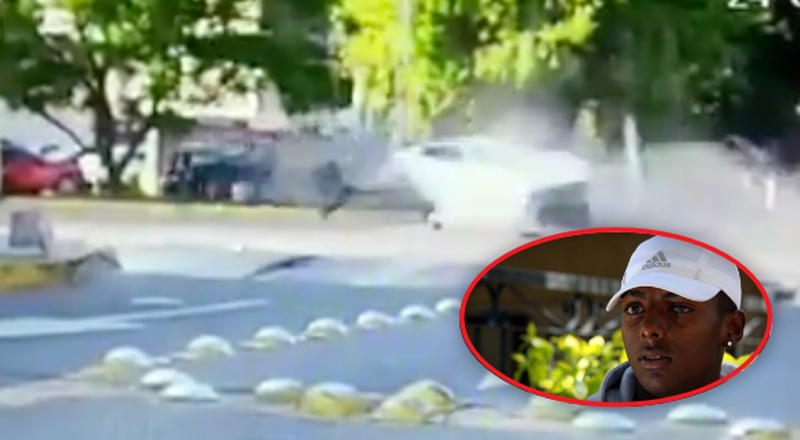 Aparece nuevo video del accidente de Joao Maleck; copiloto se da a la fuga. 