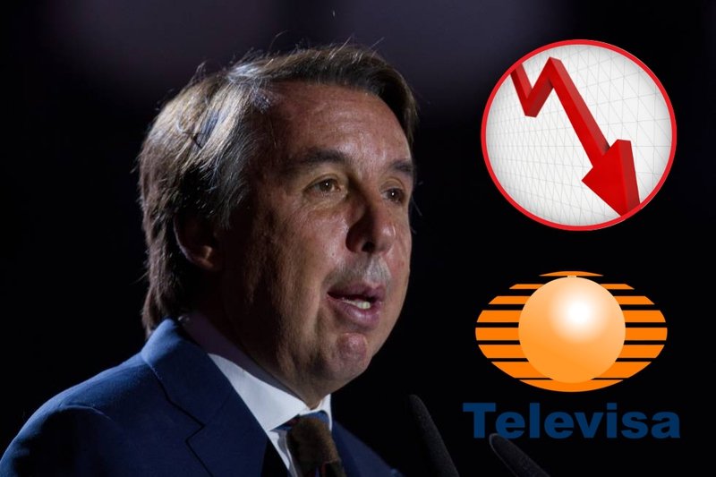 Crisis en Televisa agudiza; acciones se desploman 34% en 2019 y lidera pérdidas del IPC.